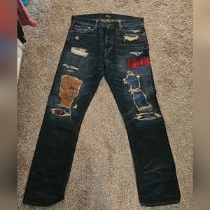 Polo Ralph Lauren Men's Sullivan Slim Distressed Jeans